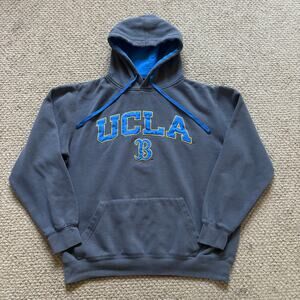 y2k 2000s style UCLA bruins embroidered 3d hoodie colosseum mens medium college